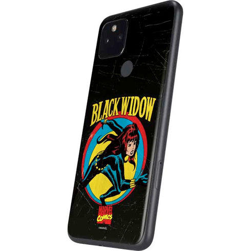 Marvel Classic Comics Black Widow Google Pixel 5a Skin